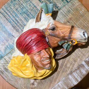 Vintage Bossons England Wall Plaque – Lords of the Desert (1962)